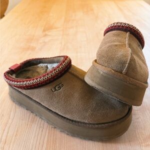 UGG Chestnut Platform Tazz II Women’s Slipper